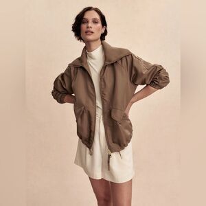 Varley Morven Blouson Jacket in Shimmer Twill size XL